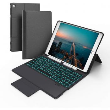 IPad Air 2 & Air 1 Keyboard Case with Built-in Pencil Holder
