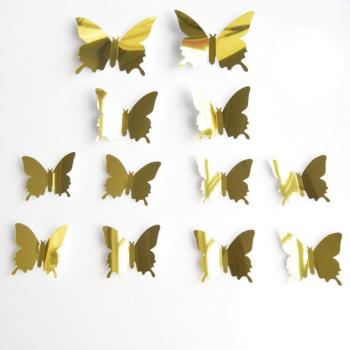 12-Piece 3D Butterfly Wall Art