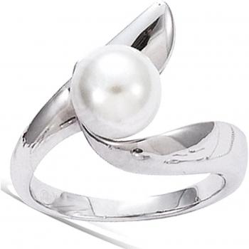 Perla 8mm Silver Ring