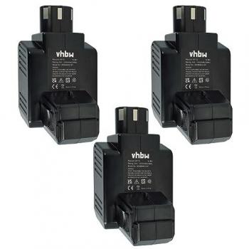 3x Batteries Hilti BP72 pour outils électriques (3000 mAh, NiMH, 24 V)