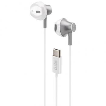 Cuffie SBS TEEARTYCMETW in-ear con microfono e connettore USB tipo-C