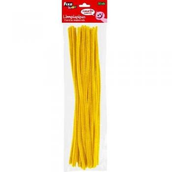 Pack de Limpia Pipas Amarillo 30 cm 50 Unidades