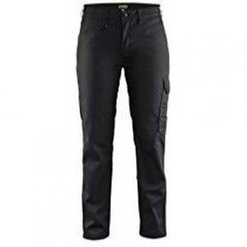 Pantaloni robusti per lavoro donna 7104 nero S
