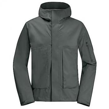 Regenjacke JACK WOLFSKIN WANDERMOOD 3L JKT M mit Kapuze