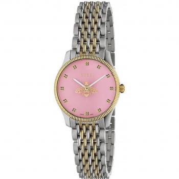 Gucci G‑Timeless 29mm Women’s Pink Bee Watch
