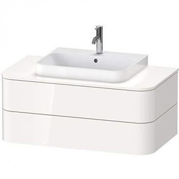 Meuble sous-vasque 100 cm Duravit Happy D.2, blanc nordique, 2 tiroirs