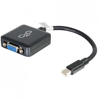 C2G Adaptador Mini DisplayPort a VGA 20cm Negro