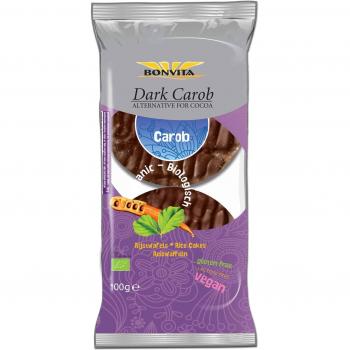 BonVita Donkere Carobe Rijstwafels