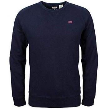 Levi's Sudadera Icon Crew Original para Hombre, Color Azul