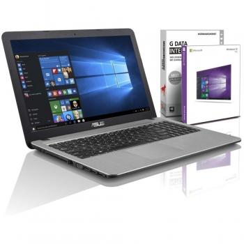 ASUS 15,6 Laptop – Intel N3710, 4 GB RAM, 320 GB HDD, Windows 10 Pro