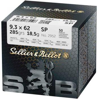 Sellier & Bellot 9,3x62 Teilmantel 50 Stück