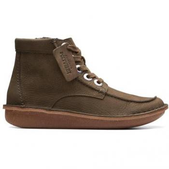 Botines CLARKS Mulher Funny Cedar Verde Drkolive