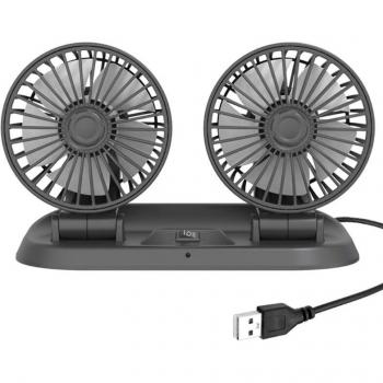 G8TE Mini Ventilador de Escritorio y Carro