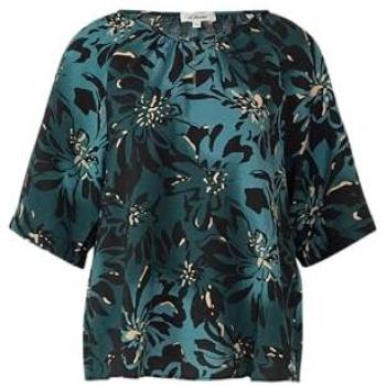 S.Oliver Bluse mit Struktur und Kurzarm