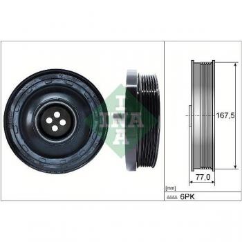 Belt Pulley, crankshaft