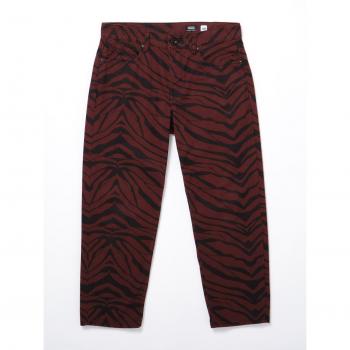 Modown Tapered de Volcom: Pantalón Vaquero Chocolate Intenso