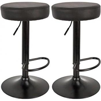 Tabouret de bar Mumford noir (lot de 2)