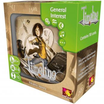 TIMELINE “General Interest” Metal Tin Card Game (Frédéric Henry) Complete