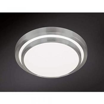 Runde Deckenleuchte Warmweiß – LED, Aluminium, 15 W, 1100 lm, 35 × 9 cm