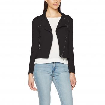Chaqueta Biker Onlnew Hit Noos de ONLY, Sudadera para Mujer, Color Negro