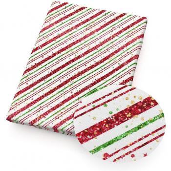 Weihnachts-Quilt-Stoff 50×145 cm – Polyester/Baumwolle Stretch für Handarbeiten