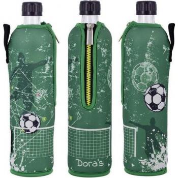 Dora Sports Bottle: Fußball‑Neoprenbezug 500 ml