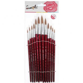 SeamiArt Duo‑Taille 12 Pinceaux