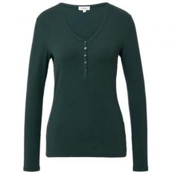 S.Oliver Langarmshirt mit Knopfleiste