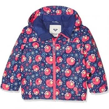 Chic Roxy Mini: Chaqueta de Nieve con Estampado Colorido (Talla pequeña)