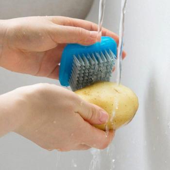 Finger Protection Vegetable Brush