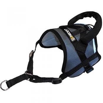 NUM'AXES Harnisch Grau – L 80–105 cm – Hund Education Coneck'T