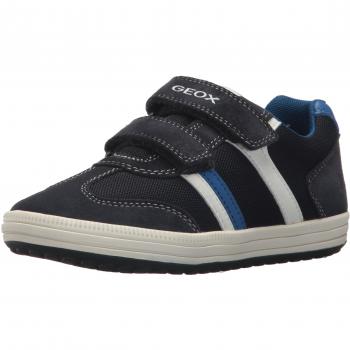 Geox Youngster's Shoes Vita B, Navy and White, 10 in UK Size for Boys