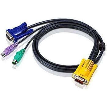 ATEN 2L5203P Cable KVM PS/2 3 m Negro