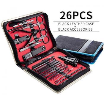Stainless Steel Nail Care Kit (9/18/26 Pcs)