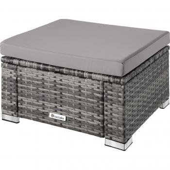 Taburete de Ratán Tectake en Gris