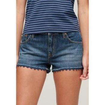 Pantaloni corti vintage blue Superdry Wheeler 27