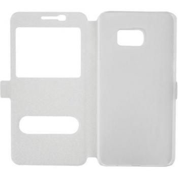 Cover Flip in TPU per Galaxy S6 Edge Plus Bianco