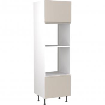 Kitchen Oven and Microwave Tall Housing Unit with J-Pull Cabinet Door