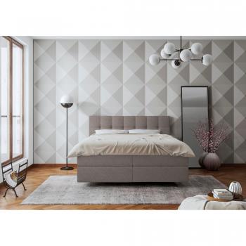 Boxspringbett Aida mit GELTEX® Next Topper und niedrigem Kopfteil