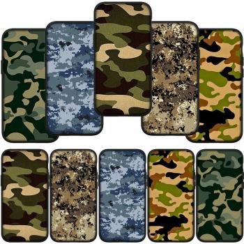 Militair Camouflage Patroon Telefoonaccessoire voor Samsung, iPhone, Xiaomi en OPPO