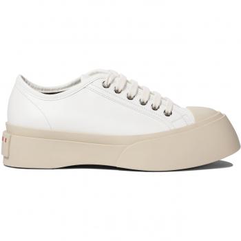 Marni White Nappa Low-Top Sneakers for Women, Size 39