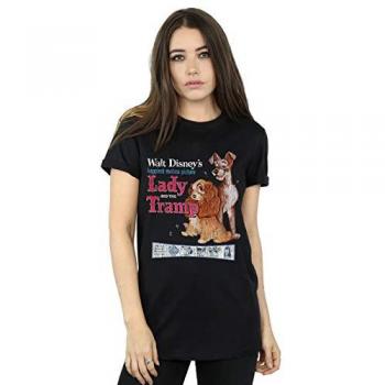T-shirt Disney Duo de Chiens Noir