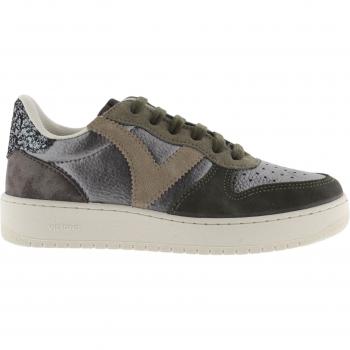 Metallic and Suede Womens Sneakers from Victoria Madrid