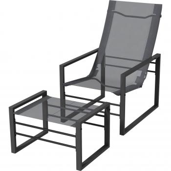 Ensemble de fauteuils de jardin Outsunny en tissu mesh