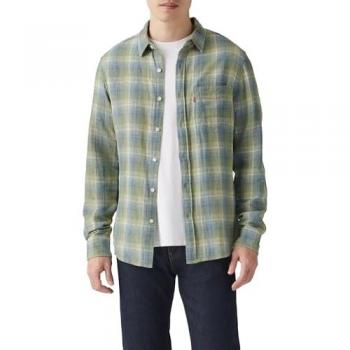 Levi’s Camisa de Cuadros Hombre Regular Verde