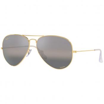 Ray-Ban RB3025 Aviador Grande Metal Polarizado 9196G3 55 Lentes de Sol para Hombre