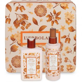 L'Erbolario Segreti di Bellezza Bacche Fiori Legni Duo: Bagnoschiuma 250 ml + Crema Fluida Corpo 200 ml Edizione Limitata