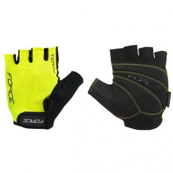 Fluo cyklo rukavice FORCE TERRY