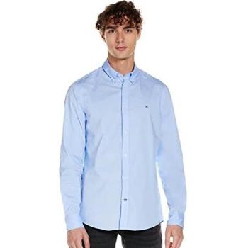 Camicia Poplin Slim Tommy Hilfiger Blu Uomo XXL