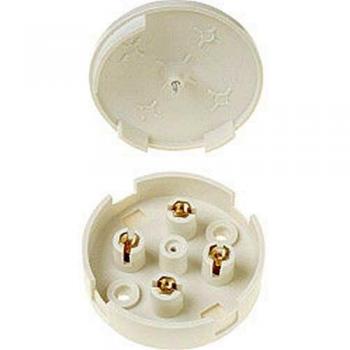 Dencon 20A 4 Terminal Junction Box, White
